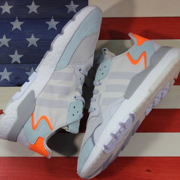 Adidas Nite Jogger Boost Running Shoe White BD7956 - Picture 5 of 11